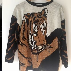 Vintage tiger sweater